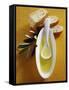 Olive Oil, Ciabatta and Olive Branch-null-Framed Stretched Canvas