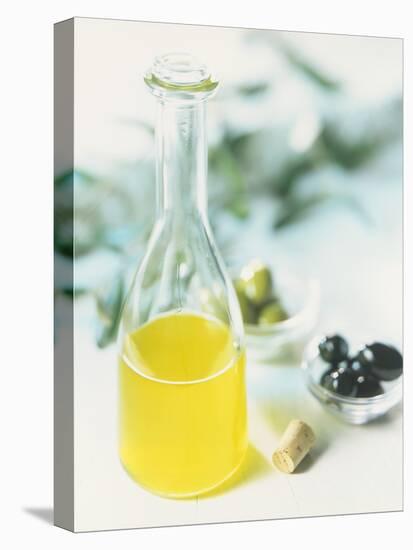 Olive Oil in a Carafe-Karlheinz Wilker-Stretched Canvas