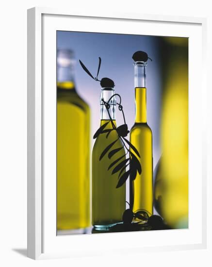 Olive Oil in Bottles-Luzia Ellert-Framed Photographic Print