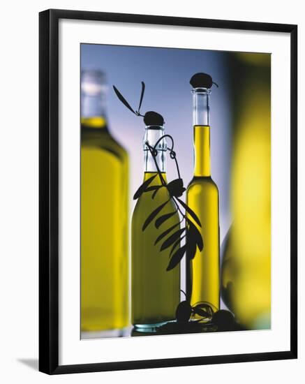 Olive Oil in Bottles-Luzia Ellert-Framed Photographic Print