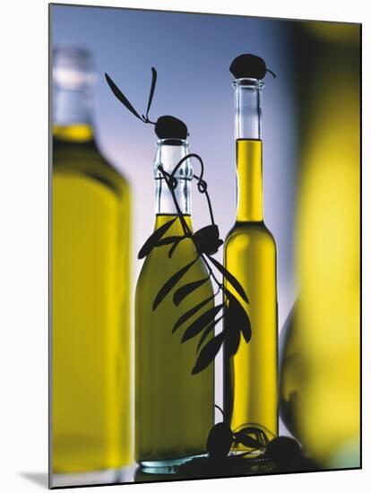 Olive Oil in Bottles-Luzia Ellert-Mounted Photographic Print