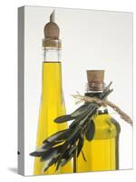 Olive Oil in Two Bottles-null-Stretched Canvas