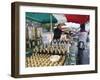 Olive Oil Stall at the Italian Market at Walton-On-Thames, Surrey-Hazel Stuart-Framed Photographic Print