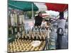 Olive Oil Stall at the Italian Market at Walton-On-Thames, Surrey-Hazel Stuart-Mounted Photographic Print