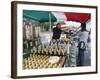 Olive Oil Stall at the Italian Market at Walton-On-Thames, Surrey-Hazel Stuart-Framed Photographic Print