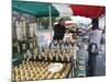 Olive Oil Stall at the Italian Market at Walton-On-Thames, Surrey-Hazel Stuart-Mounted Photographic Print