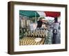 Olive Oil Stall at the Italian Market at Walton-On-Thames, Surrey-Hazel Stuart-Framed Photographic Print