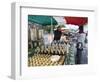 Olive Oil Stall at the Italian Market at Walton-On-Thames, Surrey-Hazel Stuart-Framed Photographic Print