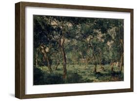 Olive Orchard, Early 1870S-Charles François Daubigny-Framed Giclee Print