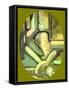 Olive Passage-Ruthie Digital Abstract-Framed Stretched Canvas