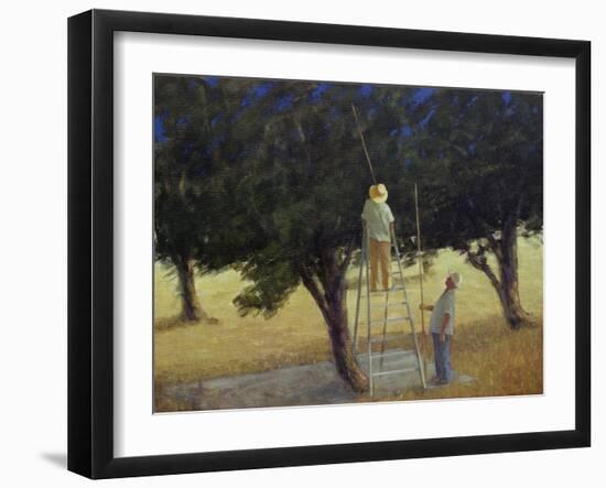 Olive Pickers, 1985-Lincoln Seligman-Framed Giclee Print