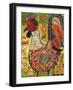 Olive Rooster-Jill Mayberg-Framed Giclee Print