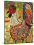 Olive Rooster-Jill Mayberg-Stretched Canvas