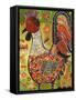 Olive Rooster-Jill Mayberg-Framed Stretched Canvas
