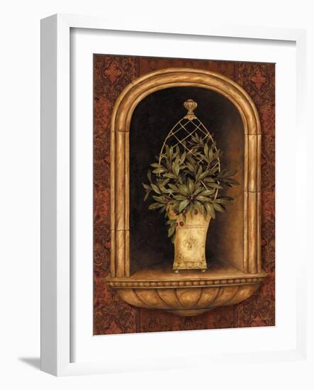 Olive Topiary Niches II-Pamela Gladding-Framed Art Print