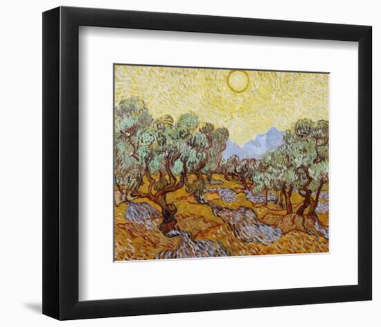 Olive Trees, 1889-Vincent van Gogh-Framed Art Print