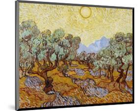 Olive Trees, 1889-Vincent van Gogh-Mounted Art Print