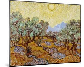 Olive Trees, 1889-Vincent van Gogh-Mounted Art Print