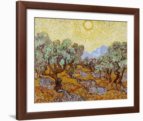 Olive Trees, 1889-Vincent van Gogh-Framed Art Print