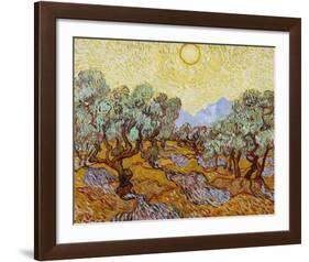 Olive Trees, 1889-Vincent van Gogh-Framed Art Print