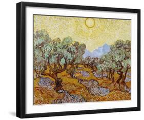 Olive Trees, 1889-Vincent van Gogh-Framed Giclee Print