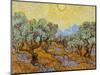 Olive Trees, 1889-Vincent van Gogh-Mounted Giclee Print