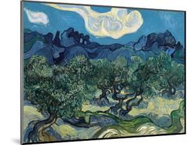 Olive Trees, 1889-Vincent van Gogh-Mounted Giclee Print