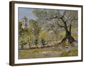 Olive Trees in Florence-William Merritt Chase-Framed Giclee Print