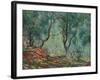 Olive Trees in the Moreno Garden, 1884-Claude Monet-Framed Giclee Print