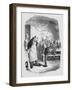 Oliver Asking for More, from 'The Adventures of Oliver Twist' by Charles Dickens-George Cruikshank-Framed Giclee Print