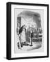 Oliver Asking for More, from 'The Adventures of Oliver Twist' by Charles Dickens-George Cruikshank-Framed Giclee Print