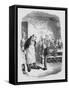 Oliver Asking for More, from 'The Adventures of Oliver Twist' by Charles Dickens-George Cruikshank-Framed Stretched Canvas