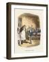 Oliver Asking for More, Illustration for 'Oliver Twist' by Charles Dickens (Colour Litho)-George Cruikshank-Framed Giclee Print