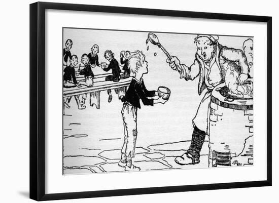 Oliver Asks for More, 1937-Anne Anderson-Framed Giclee Print