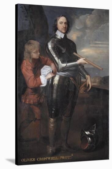 Oliver Cromwell (1599-1658) Lord Protector of England, C.1650-Robert Walker-Stretched Canvas