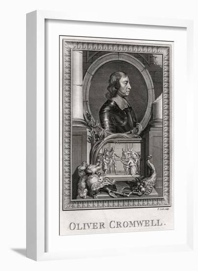 Oliver Cromwell, 1775-T Cook-Framed Giclee Print