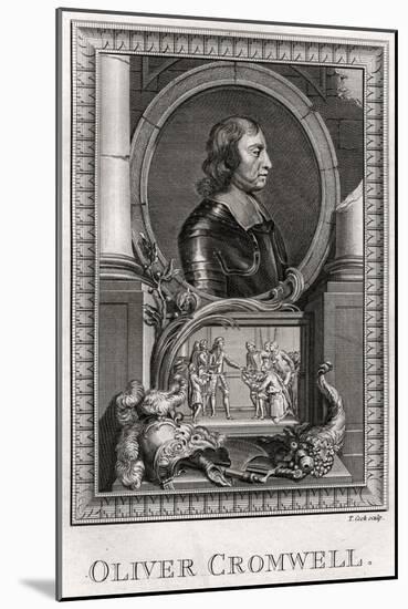 Oliver Cromwell, 1775-T Cook-Mounted Giclee Print