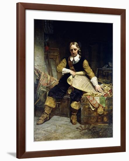 Oliver Cromwell, 1867-Emanuel Leutze-Framed Giclee Print