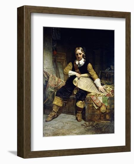 Oliver Cromwell, 1867-Emanuel Leutze-Framed Giclee Print