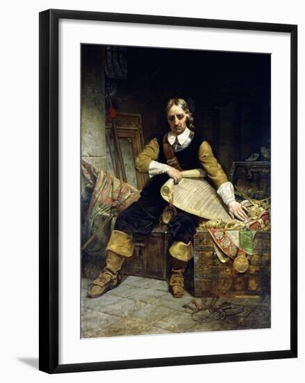 Oliver Cromwell, 1867-Emanuel Leutze-Framed Giclee Print