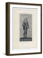 Oliver Cromwell, 19th Century-JJ Crew-Framed Giclee Print