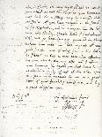 Letter from Oliver Cromwell, 17th Century (1899)-Oliver Cromwell-Giclee Print