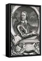 Oliver Cromwell, Cooper-G Vertue-Framed Stretched Canvas