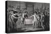 Oliver Cromwell Dissolving Long Parliament-null-Stretched Canvas