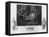 Oliver Cromwell, Dissolving the Long Parliament, 19th Century-J Rogers-Framed Stretched Canvas