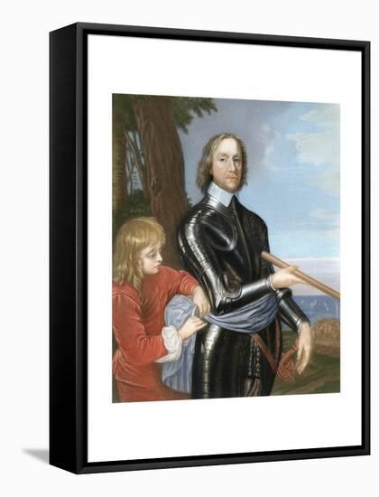 Oliver Cromwell, English Military Leader and Politician, 1649-Robert Walker-Framed Stretched Canvas