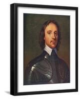 Oliver Cromwell, English Military Leader and Politician, 1906-Sir Anthony Van Dyck-Framed Giclee Print