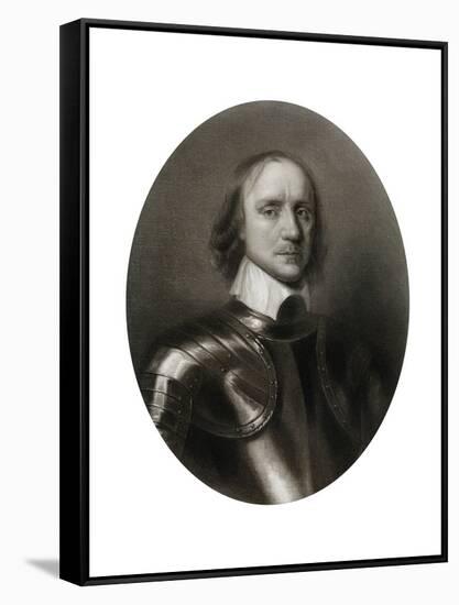 Oliver Cromwell, English Military Leader and Politician-Robert Walker-Framed Stretched Canvas