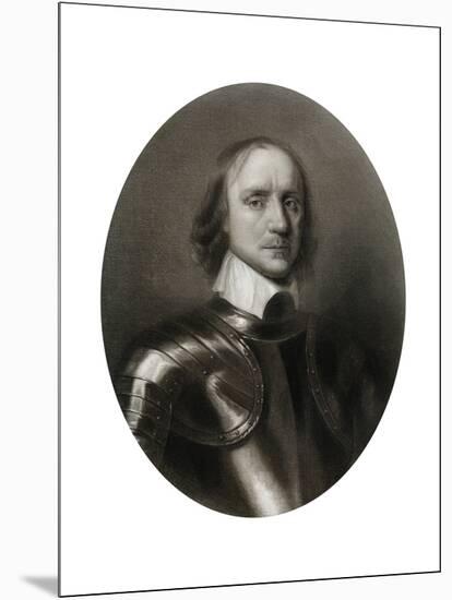 Oliver Cromwell, English Military Leader and Politician-Robert Walker-Mounted Giclee Print