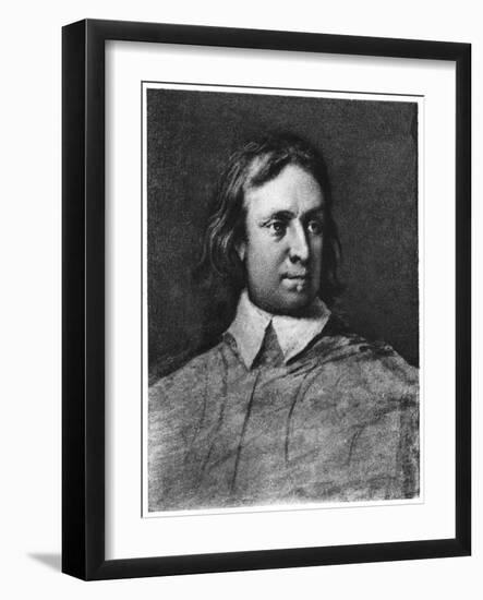Oliver Cromwell, English Military Leader and Politician-null-Framed Giclee Print